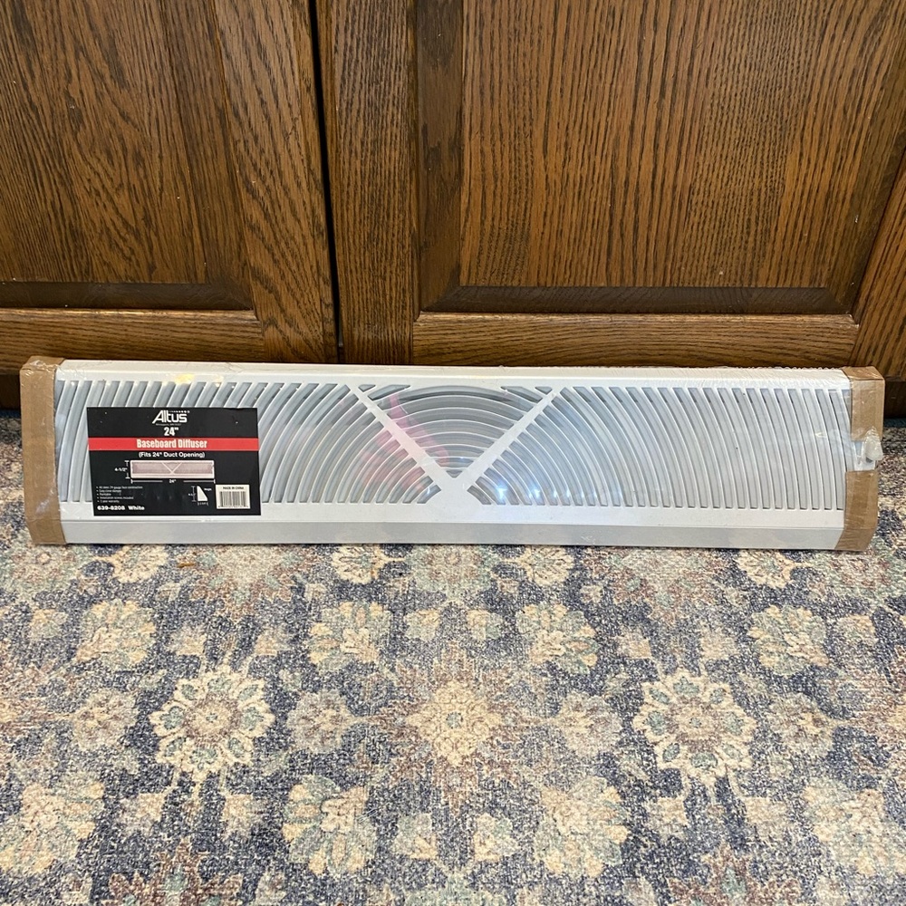 NEW WITH TAGS=ALTUS 24” Baseboard Diffuser